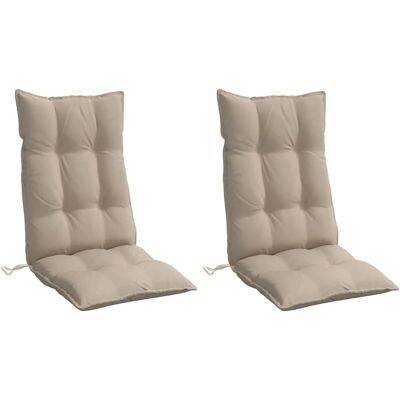 vidaXL Hoge rugkussens - Oxford stof - 2 stuks vidaXL Hoge rugkussens - Oxford stof - 2 stuks