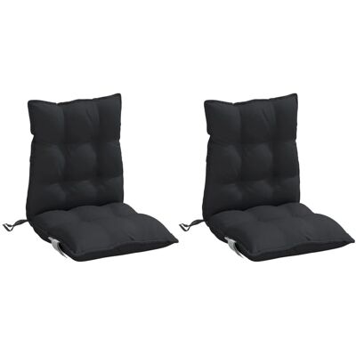 vidaXL Niedriglehner-Auflagen - 2 Stk - Rot Karomuster Oxford-Gewebe - Cushions vidaXL Niedriglehner-Auflagen - 2 Stk - Rot Karomuster Oxford-Gewebe - Cushions