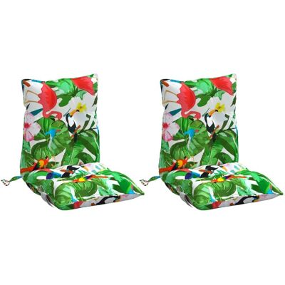 VIDAXL - Kussens voor lage rugstoelen - Waterdicht Oxford-stof VIDAXL - Kussens voor lage rugstoelen - Waterdicht Oxford-stof