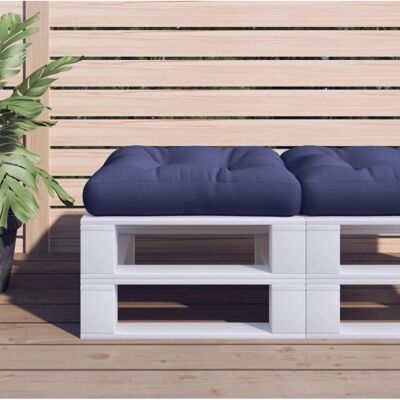 vidaXL Coussin pour Palette Bleu Marine - 50x50x12 cm Mobilier de Jardin - Publicité vidaXL Coussin pour Palette Bleu Marine - 50x50x12 cm Mobilier de Jardin - Publicité