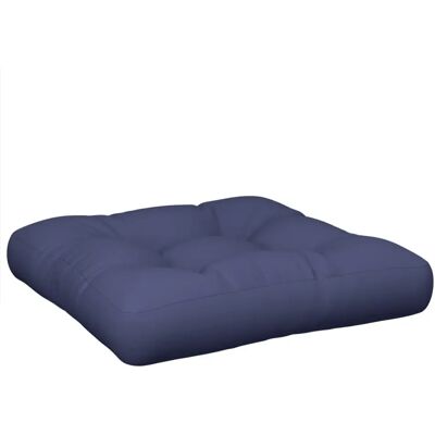 vidaXL Palletkussen Marineblauw 60x60x12 cm Stof - Palletkussen vidaXL Palletkussen Marineblauw 60x60x12 cm Stof - Palletkussen