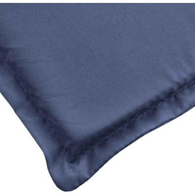 vidaXL Liegestuhl-Auflage - Marineblau - Oxford-Gewebe vidaXL Liegestuhl-Auflage - Marineblau - Oxford-Gewebe