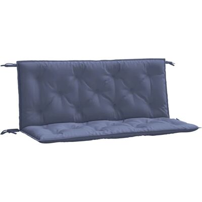 vidaXL Poduszki na ławkę ogrodową - granatowe - 120x50x7 cm vidaXL Poduszki na ławkę ogrodową - granatowe - 120x50x7 cm