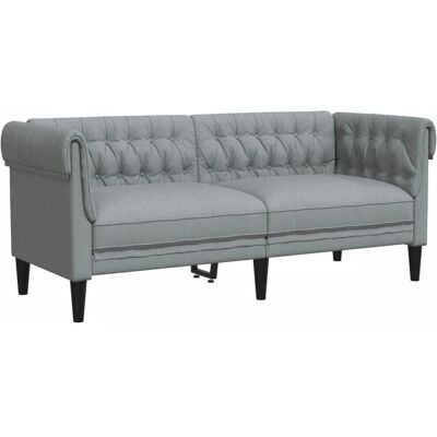 VidaXL 372547 sofa - 2-sæders Chesterfield-stil grå VidaXL 372547 sofa - 2-sæders Chesterfield-stil grå