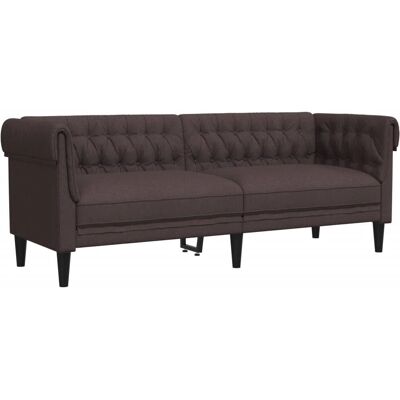 VidaXL 372559 sofa - 3-personers Chesterfield Brun VidaXL 372559 sofa - 3-personers Chesterfield Brun
