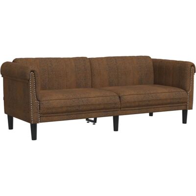 VidaXL 372594 3-personers brun sofa VidaXL 372594 3-personers brun sofa