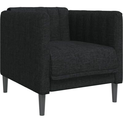 vidaXL Chaiselong Svart Stoff - Chaiselong vidaXL Chaiselong Svart Stoff - Chaiselong