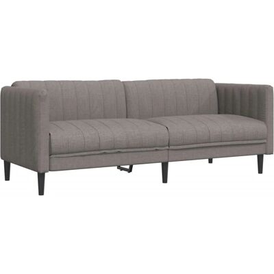 VidaXL 372618 Sofa 3-Sitzer Taupe - Sofa VidaXL 372618 Sofa 3-Sitzer Taupe - Sofa