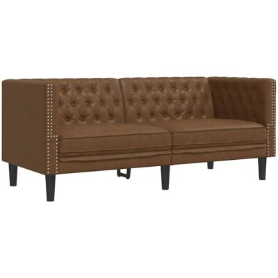VidaXL 372661 bank 2-zits Bruin - Bank VidaXL 372661 bank 2-zits Bruin - Bank