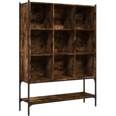vidaXL Rauch Eiche Bücherregal 102x30x141,5 cm - Bücherregal vidaXL Rauch Eiche Bücherregal 102x30x141,5 cm - Bücherregal