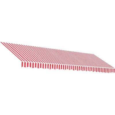 vidaXL Rood en wit zonneschermdoek voor 5x3 m markies vidaXL Rood en wit zonneschermdoek voor 5x3 m markies