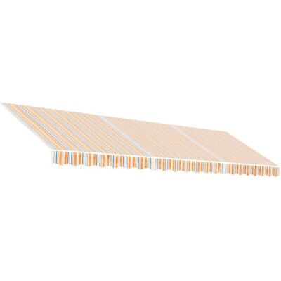 Tissu de remplacement pour auvent vidaXL Rayures multicolores 5x3 m Tissu de remplacement pour auvent vidaXL Rayures multicolores 5x3 m