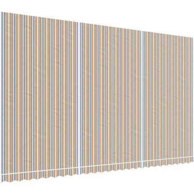 Tela de reemplazo para toldo multicolor a rayas 6x3.5 m Tela de reemplazo para toldo multicolor a rayas 6x3.5 m