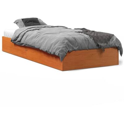 vidaXL 844823 Bedframe - Ruwe Den - 90x190cm - Bedframe vidaXL 844823 Bedframe - Ruwe Den - 90x190cm - Bedframe