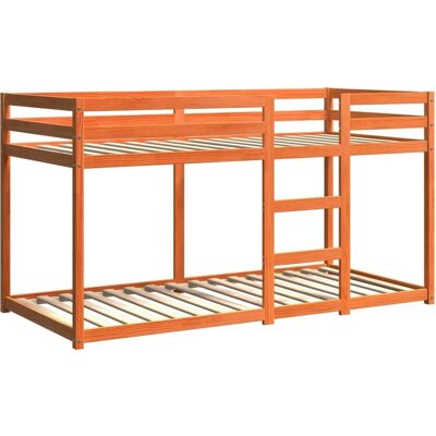 vidaXL Stapelbed 90x200 cm Massief dennenhout Kinder Slaapkamer - Stapelbed vidaXL Stapelbed 90x200 cm Massief dennenhout Kinder Slaapkamer - Stapelbed