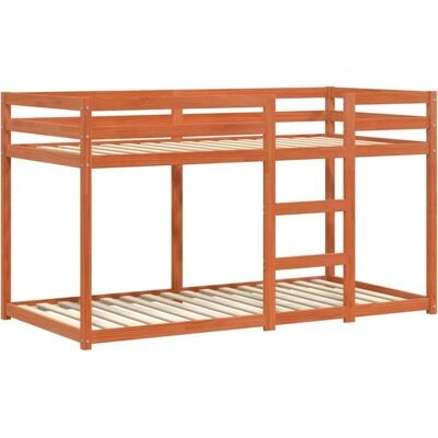 vidaXL Stapelbed met Veiligheidsgelanden - 90x190 cm Houten Eenpersoonsbed vidaXL Stapelbed met Veiligheidsgelanden - 90x190 cm Houten Eenpersoonsbed