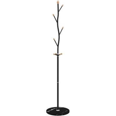 vidaXL Garderobenständer Schwarz 177 cm - Kleiderständer, Eisen, langlebig vidaXL Garderobenständer Schwarz 177 cm - Kleiderständer, Eisen, langlebig
