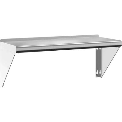 vidaXL Wandplank Zilveren RVS - Wandplank vidaXL Wandplank Zilveren RVS - Wandplank