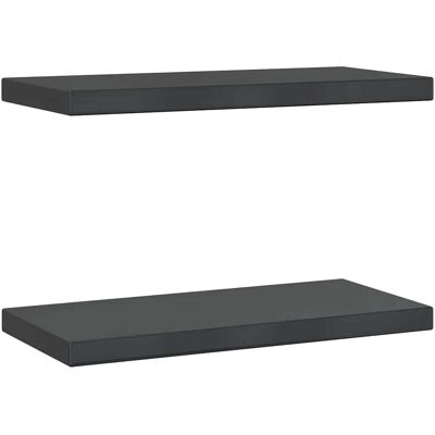 vidaXL Wandregale aus Edelstahl - 50x23.5x3 cm - Wandregale vidaXL Wandregale aus Edelstahl - 50x23.5x3 cm - Wandregale