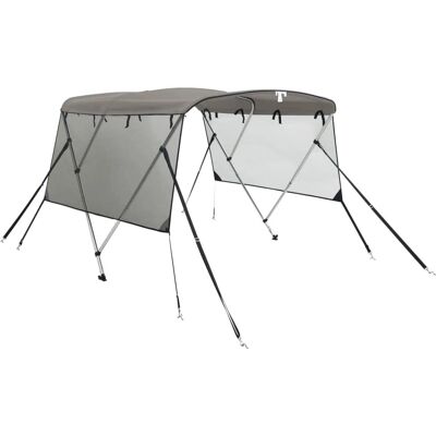vidaXL 3-bue Bimini Top med Mesh Sidewalls - Bimini Top vidaXL 3-bue Bimini Top med Mesh Sidewalls - Bimini Top