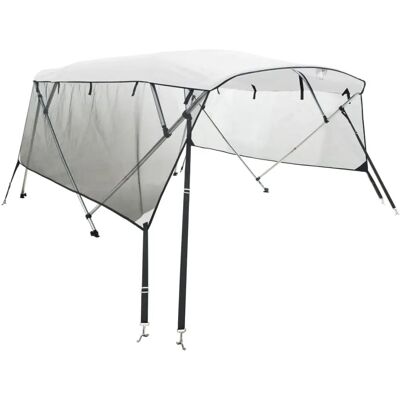 vidaXL Bimini 4-Arcs avec Panneaux Latéraux en Maille - Bimini Top vidaXL Bimini 4-Arcs avec Panneaux Latéraux en Maille - Bimini Top