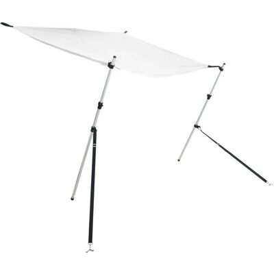 vidaXL T-Top Skyggetilføjelse Hvid 170x208x(115-183) cm - T-Top Skyggetilføjelse vidaXL T-Top Skyggetilføjelse Hvid 170x208x(115-183) cm - T-Top Skyggetilføjelse
