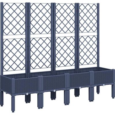 vidaXL Pflanzkübel mit Rankgitter 160x40x142 cm - Pflanzkübel vidaXL Pflanzkübel mit Rankgitter 160x40x142 cm - Pflanzkübel