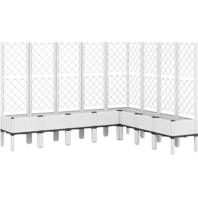 vidaXL Gartensäule mit Rankgitter 200x160x142 cm - Pflanzgefäß vidaXL Gartensäule mit Rankgitter 200x160x142 cm - Pflanzgefäß
