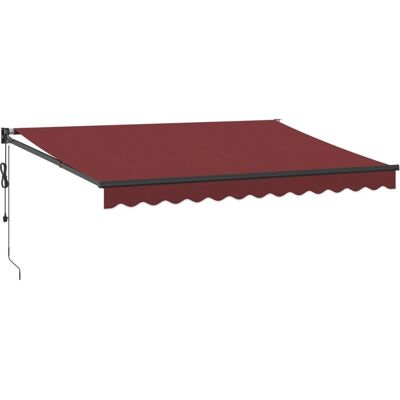 VTX Klappmarkise aus Aluminium - 350x250cm - UV-Schutz VTX Klappmarkise aus Aluminium - 350x250cm - UV-Schutz