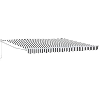 vidaXL Retractable Aluminum and Fabric Awning 4x3 m - Retractable Awning vidaXL Retractable Aluminum and Fabric Awning 4x3 m - Retractable Awning