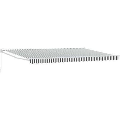 Vidaxl Aluminium-Retrakmarkise 5x3 m Anthrazit/Weiß Vidaxl Aluminium-Retrakmarkise 5x3 m Anthrazit/Weiß