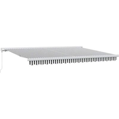 vidaXL Anthracite White Retractable Awning 4.5x3 m - Awning vidaXL Anthracite White Retractable Awning 4.5x3 m - Awning