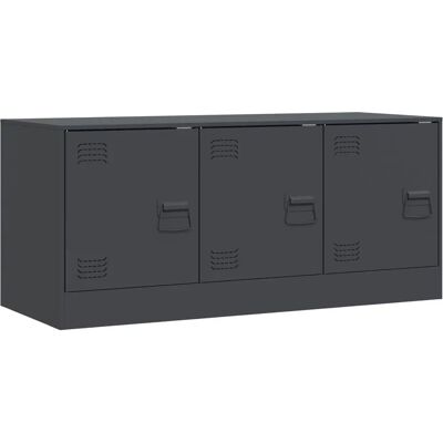 vidaXL 841645 Stahl Anthrazit TV-Schrank - TV Möbel vidaXL 841645 Stahl Anthrazit TV-Schrank - TV Möbel