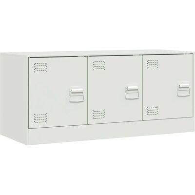 vidaXL TV Kast Wit - 99x39x44 cm - TV Meubel vidaXL TV Kast Wit - 99x39x44 cm - TV Meubel