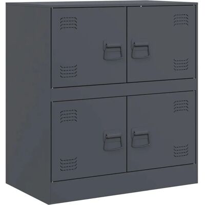 vidaXL 841651 Dressoir en Acier Anthracite - Rangement pour Salon - Publicité vidaXL 841651 Dressoir en Acier Anthracite - Rangement pour Salon - Publicité