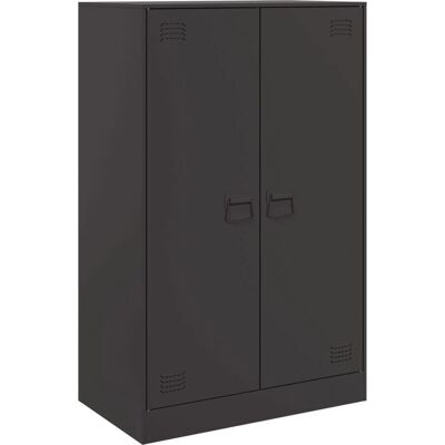 vidaXL 502422 Zwart Stalen Buffetkast - Buffet vidaXL 502422 Zwart Stalen Buffetkast - Buffet