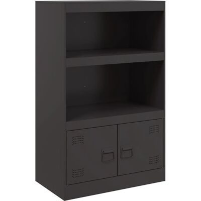 vidaXL 841667 Armario de Acero Negro - Sideboard vidaXL 841667 Armario de Acero Negro - Sideboard