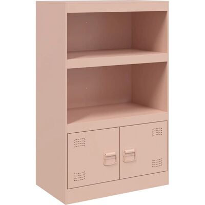 vidaXL Pinkes Stahl-Sideboard - Wohnzimmer Aufbewahrung vidaXL Pinkes Stahl-Sideboard - Wohnzimmer Aufbewahrung
