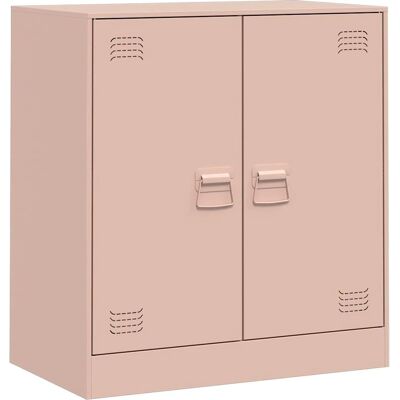 vidaXL Pink Stahl Sideboard - 67x39x73 cm Aufbewahrungsschrank vidaXL Pink Stahl Sideboard - 67x39x73 cm Aufbewahrungsschrank