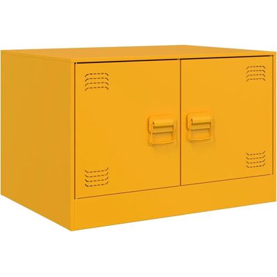 vidaXL 841730 Mustard Yellow Steel Coffee Table - Coffee Table vidaXL 841730 Mustard Yellow Steel Coffee Table - Coffee Table