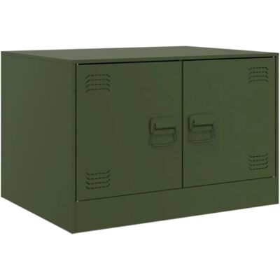 vidaXL Couchtisch Olivgrün 67x50x44 cm Stahl - Coffee Table vidaXL Couchtisch Olivgrün 67x50x44 cm Stahl - Coffee Table