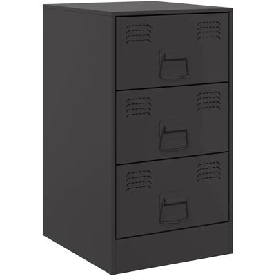 vidaXL Yöpöytä - Kylmävalssattu teräs - 34,5x39x62 cm - Yöpöytä vidaXL Yöpöytä - Kylmävalssattu teräs - 34,5x39x62 cm - Yöpöytä