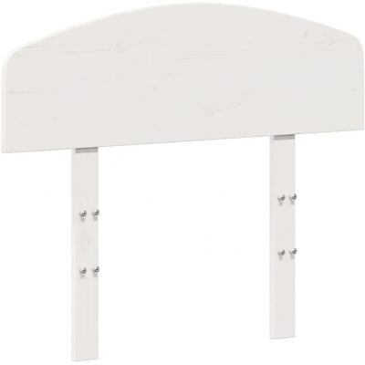 vidaXL hoofdbord wit 75 cm massief dennenhout - Hoofdbord vidaXL hoofdbord wit 75 cm massief dennenhout - Hoofdbord