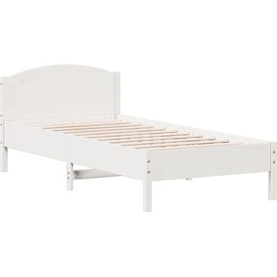 vidaXL Bedframe Wit 90x200 cm - Bedtype vidaXL Bedframe Wit 90x200 cm - Bedtype