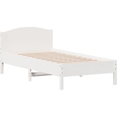 vidaXL Sengestellet Hvid - 75x190 cm - Sengestellet vidaXL Sengestellet Hvid - 75x190 cm - Sengestellet