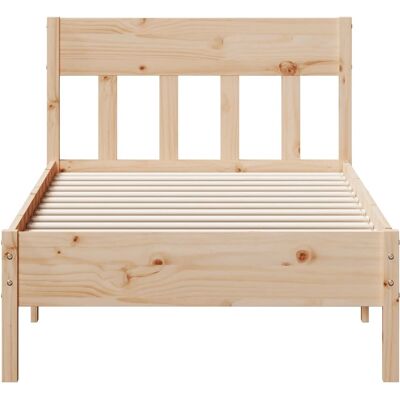 vidaXL Bettgestell mit Kopfteil - Holz King Size vidaXL Bettgestell mit Kopfteil - Holz King Size