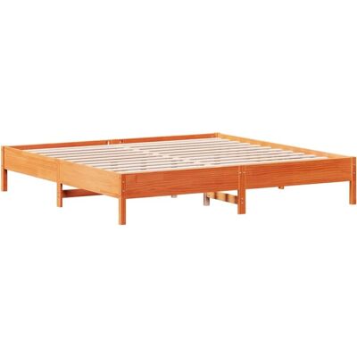vidaXL Bettgestell - 180x200 cm - Rustik Kiefernholz - Bettboden - Bettrahmen vidaXL Bettgestell - 180x200 cm - Rustik Kiefernholz - Bettboden - Bettrahmen