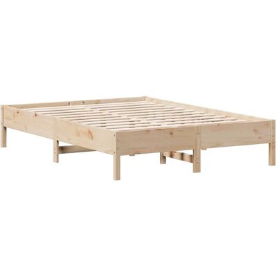 vidaXL 842694 Massief dennenhouten bedframe - 150x200 cm vidaXL 842694 Massief dennenhouten bedframe - 150x200 cm