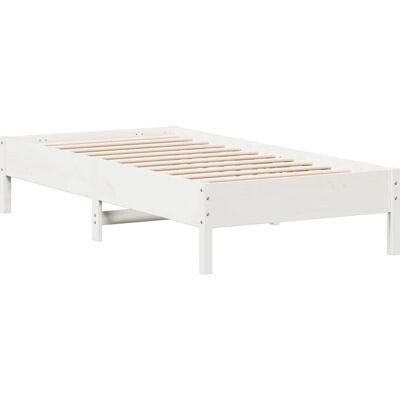 vidaXL 842731 Bettgestell Weiß Kleines Einzelbett vidaXL 842731 Bettgestell Weiß Kleines Einzelbett