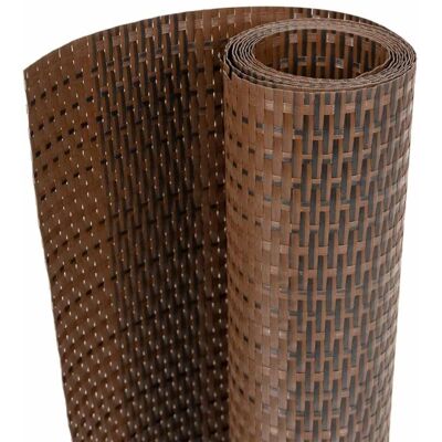 vidaXL Balkon Sichtschutz Braun und Schwarz - 500x90 cm vidaXL Balkon Sichtschutz Braun und Schwarz - 500x90 cm